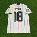 Ayase Ueda Japan World Cup 2026 Away White Football Jersey – Back View