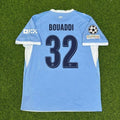 Ayyoub Bouaddi #32 Manchester City 2026-27 Home New Season Champions League Patch Jersey – Back View