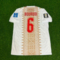 Ayyoub Bouaddi Morocco 2026 World Cup Away White Football Jersey – Back View
