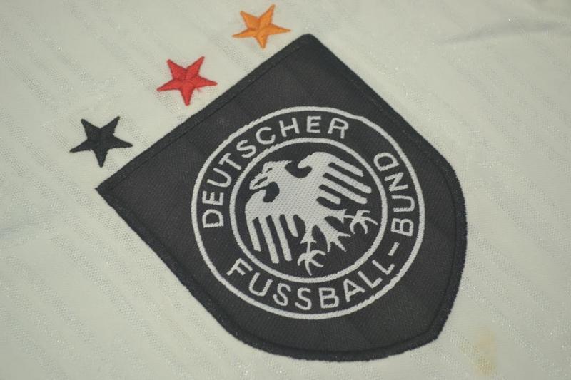 1996 Dieter Eilts Deutschland EM Finale Heim Retro Fußballtrikot Set Jersey – 5