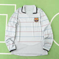 FC Barcelona 03/04 Season Grey Away Retro Jersey – Back View