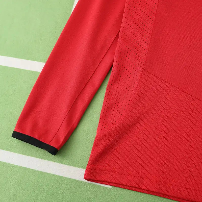 Manchester United FC 04/05 Season Home Red Retro Football Jersey – Detailed View