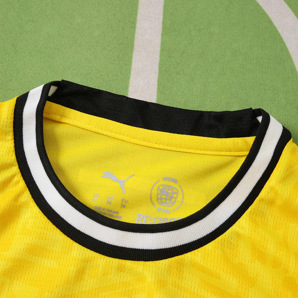 Borussia Dortmund 2026-2027 Season Home Kids Football Jersey Trikot Maillot V6