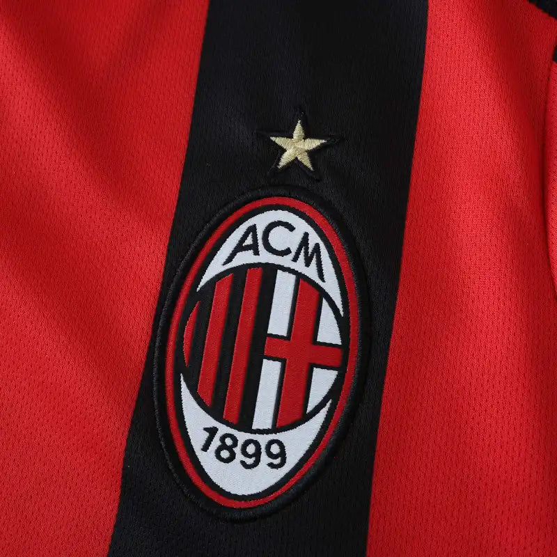 AC Milan 03/04 Season Home Black And Red Retro Football Jersey – 6