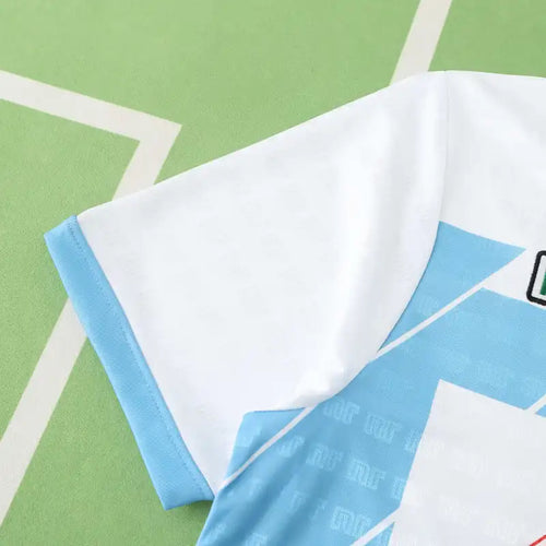 91/93 Season S.S.C Napoli Away White Retro Jersey – Front View