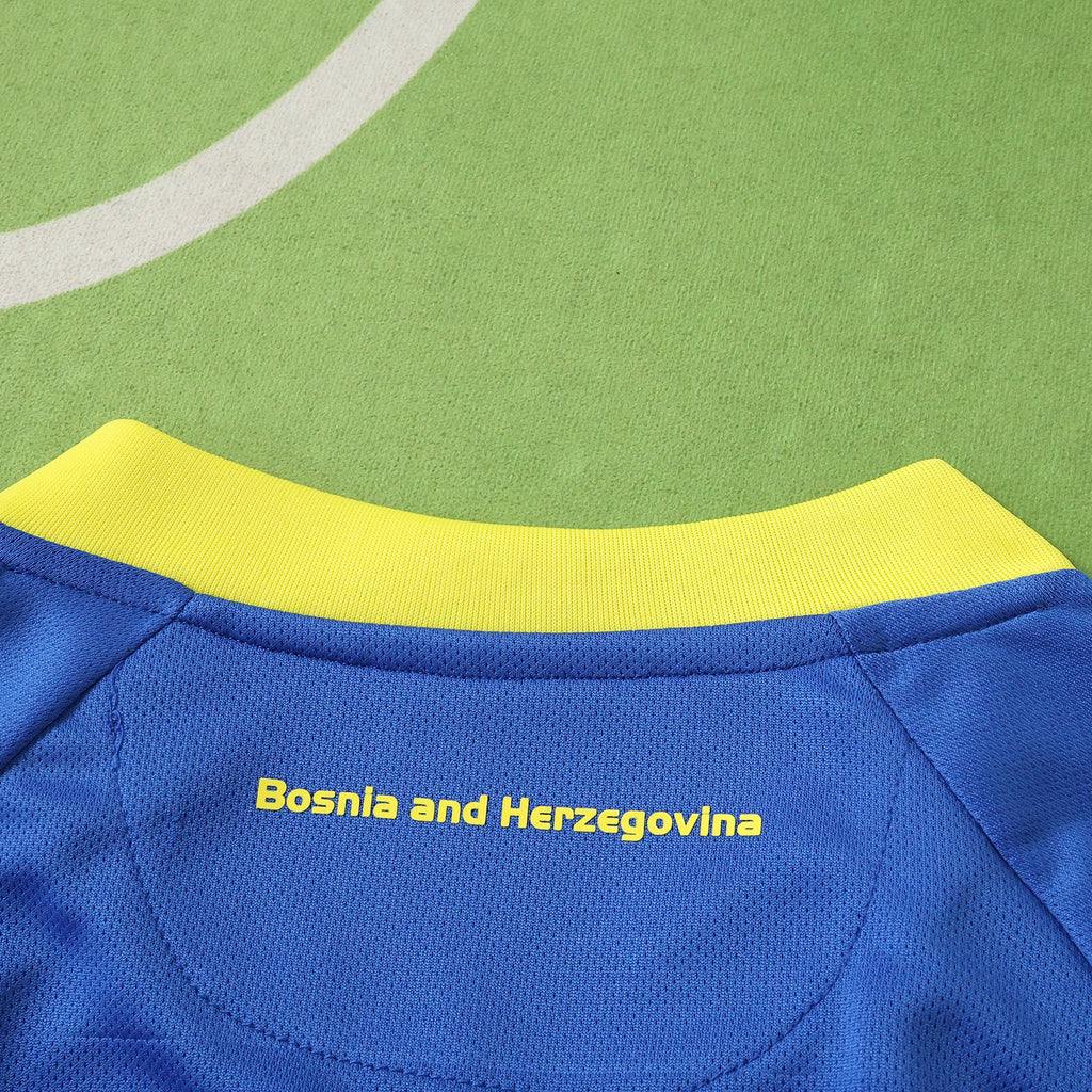 Edin Dzeko Bosnia and Herzegovina 2026 World Cup Home Football Jersey – 5