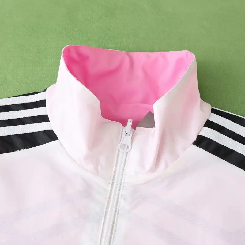Germany Deutschland Double Sides Windbreaker - Reversible Jacket White Pink – 6