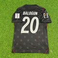 USA 2026 World Cup Black Football Jersey – Folarin Balogun – Back View