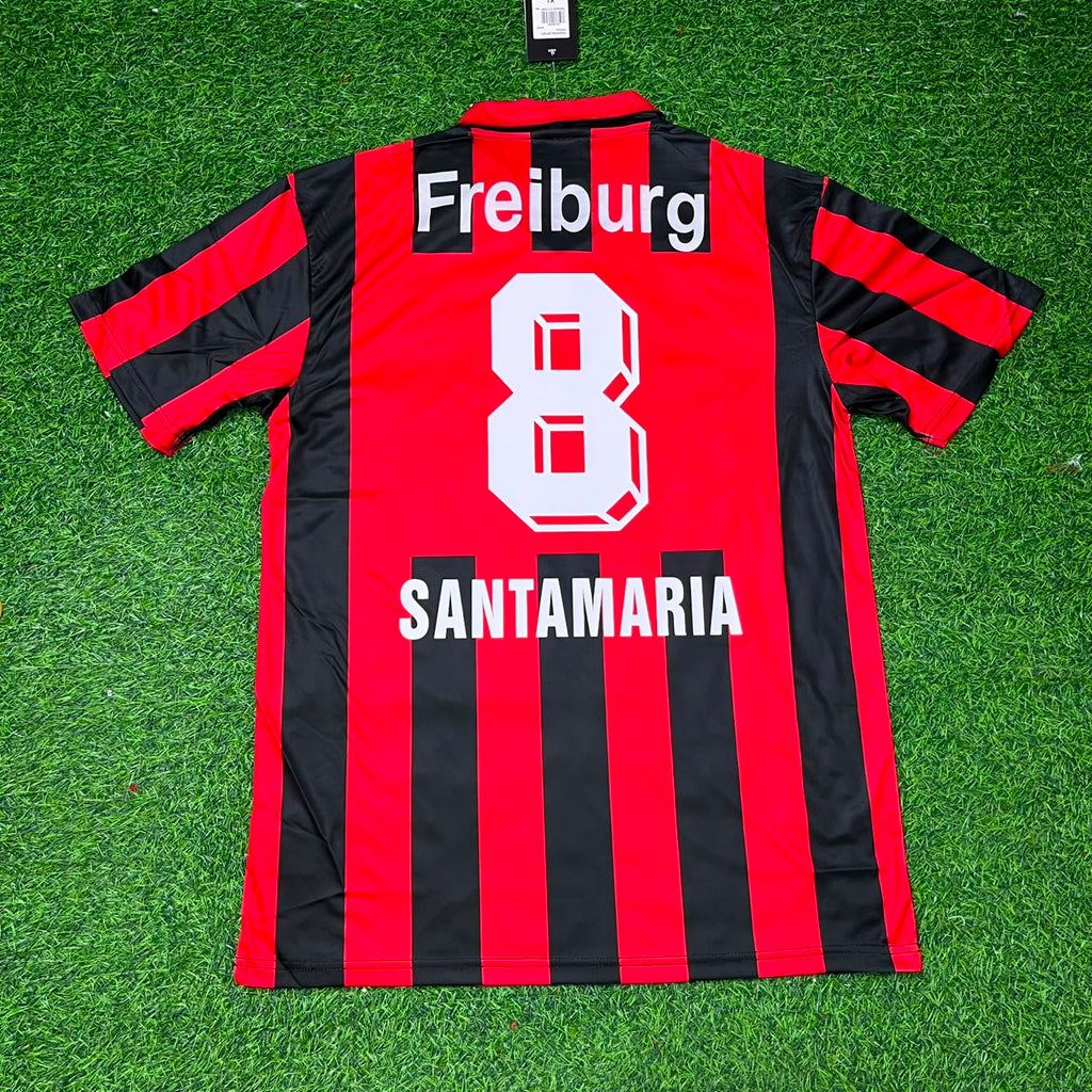 Baptiste Santamaria SC Freiburg Retro Football Jersey – Back View