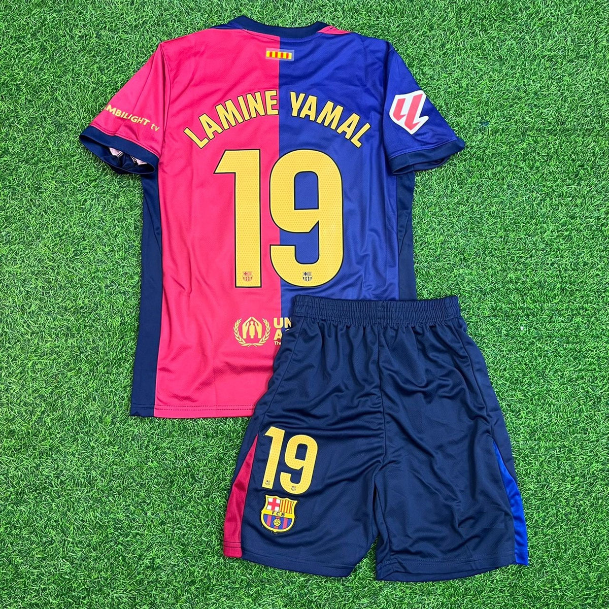 Lamine Yamal Barcelona Home Jersey – Back View