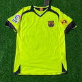 Barcelona 2005/2006 Green Yellow Retro Jersey – Back View