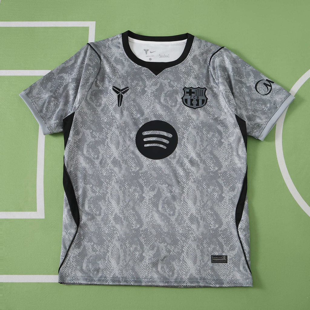 FC Barcelona 2026-2027 Season Goalkeeper Gray Football Jersey Trikot Maillot