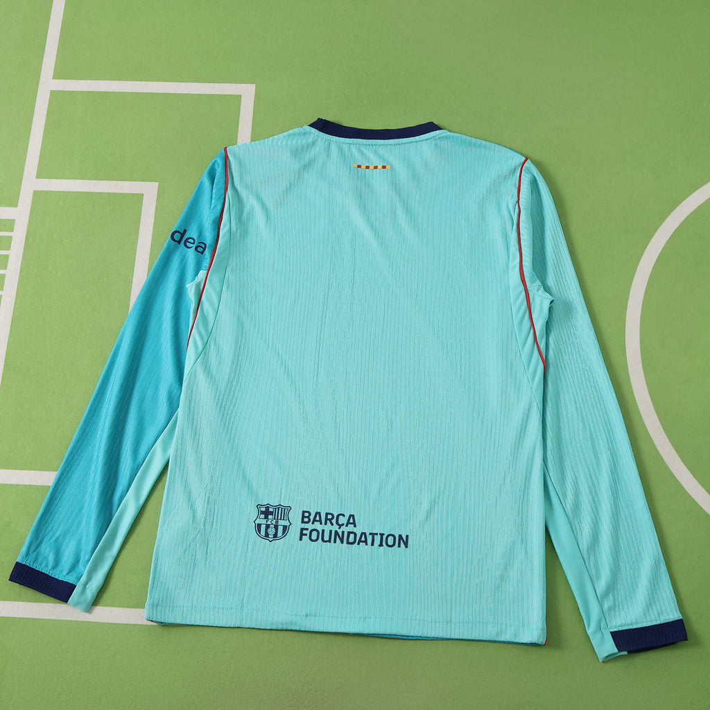 FC Barcelona 2026-2027 Season Third Long Sleeve Football Jersey Trikot Maillot V2