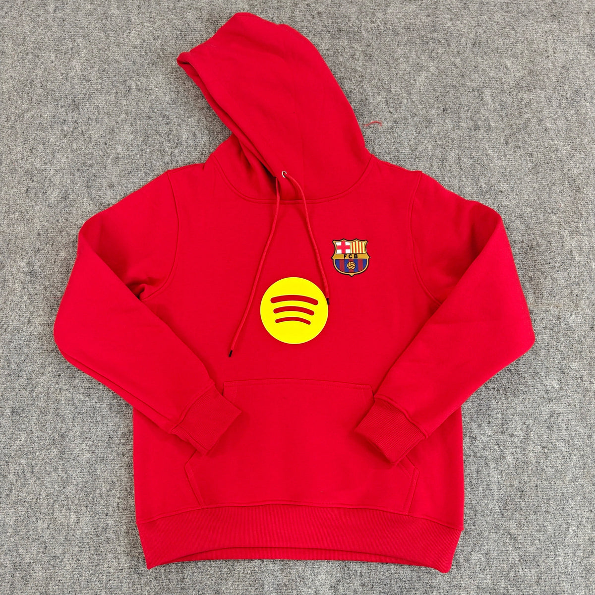 Barcelona - Hoodie Winter Fleece- Football Kapuzenpullover Paradise Edition – Back View