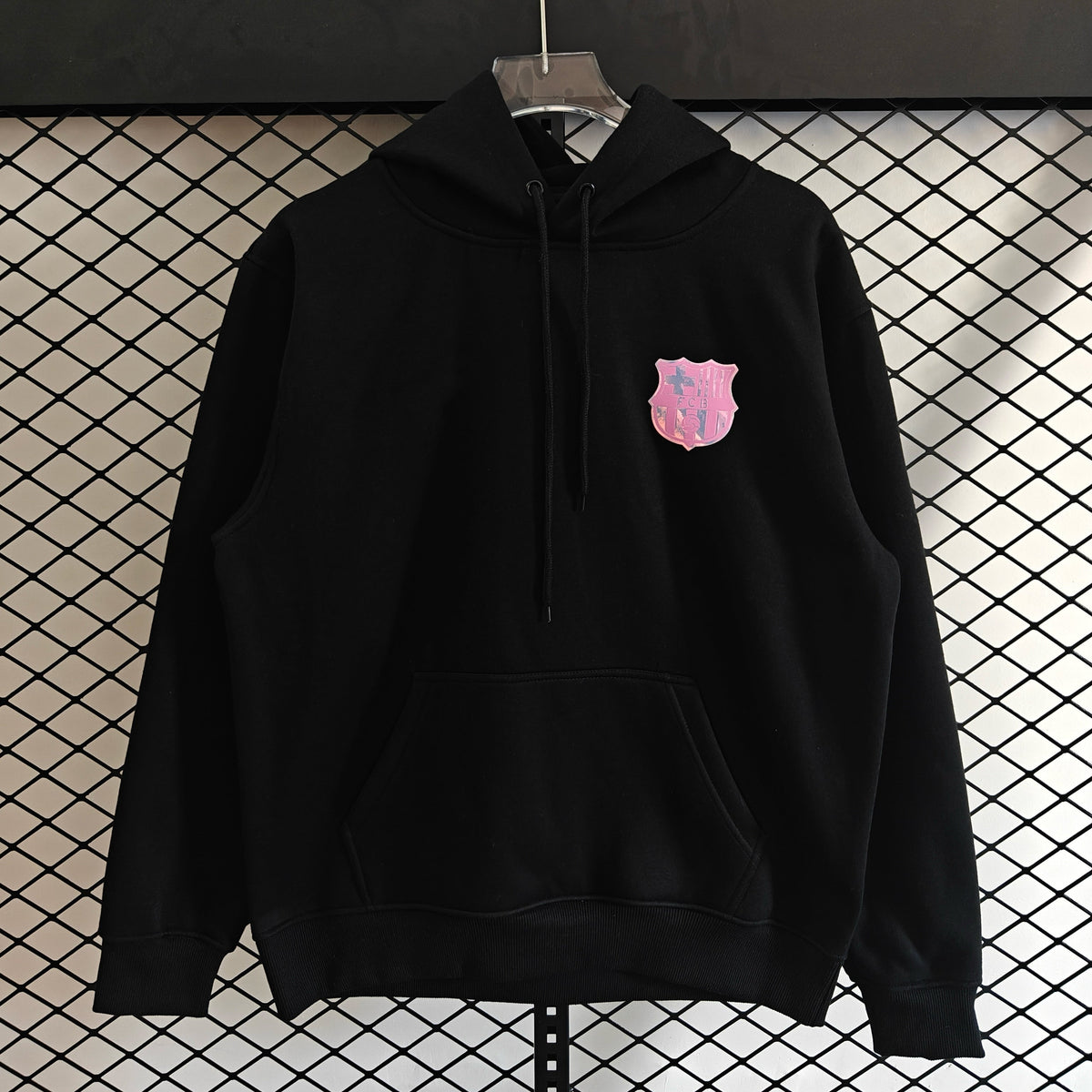 Barcelona - Hoodie Winter Fleece- Football Kapuzenpullover Special Edition Edition 2 – Back View