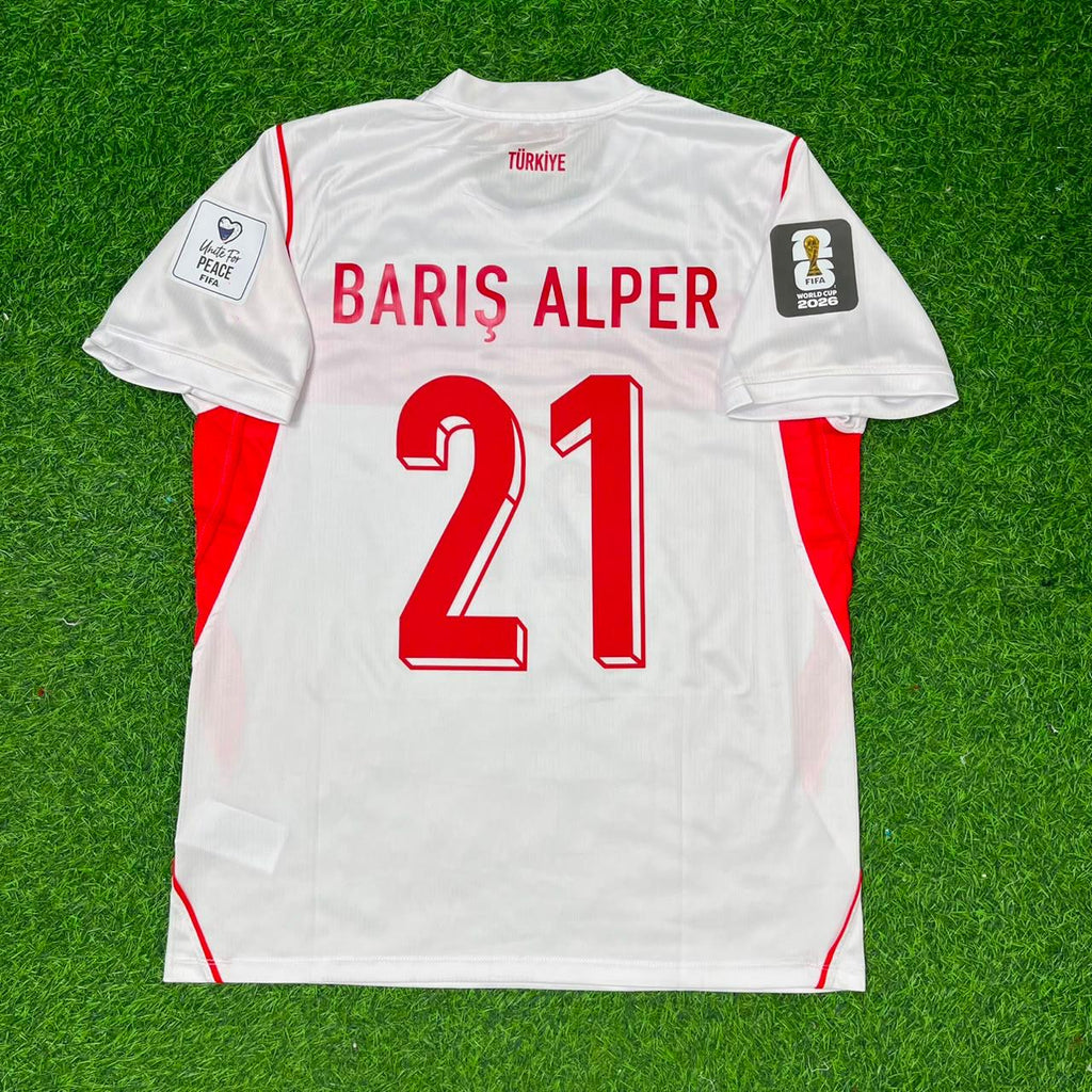 Barış Alper Yılmaz #21 Turkey Türkiye 2026 World Cup KIDS Football Jersey – 4