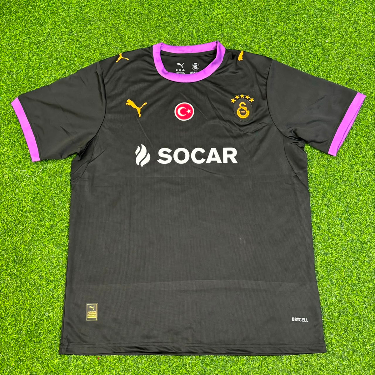 Baris Alper Yilmaz Galatasaray 2026/2027 New Season Away Black Football Jersey – Front View
