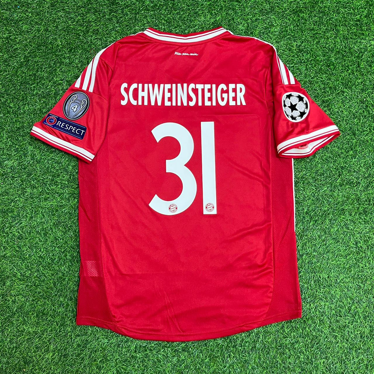 Bastian Schweinsteiger Bayern Munich 2013 Champions League Final Jersey – Back View