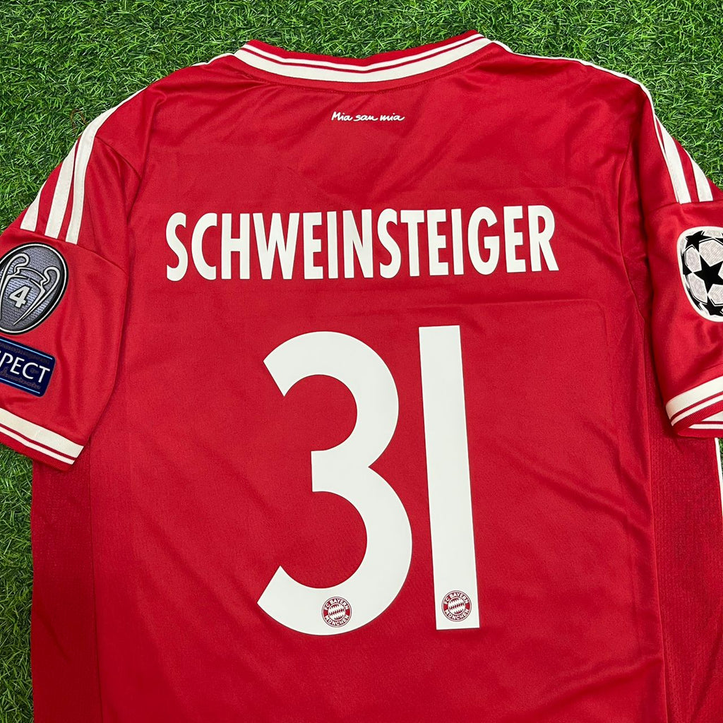 Bastian Schweinsteiger Bayern Munich 2013 Champions League Final Jersey – Detailed View