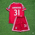 Bayern Munich 2013 Champions League Final Kids Retro Kit – Bastian Schweinsteiger #31 – Back View