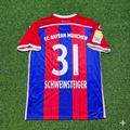 Bayern Munich 2014 2015 Home Retro Patch Jersey – Bastian Schweinsteiger #31 – Back View