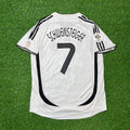 2006 Germany World Cup Bastian Schweinsteiger Retro Football Jersey – Back View