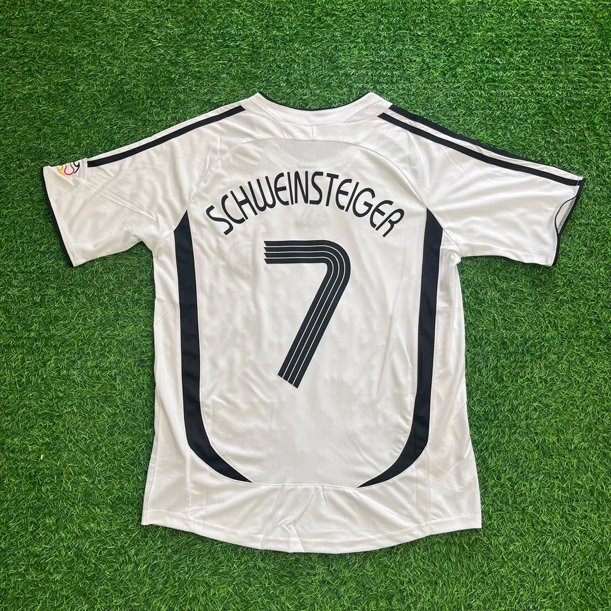2006 Germany World Cup Bastian Schweinsteiger Retro Football Jersey – Detailed View