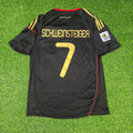 Bastian Schweinsteiger - Germany Deutschland 2010 World Cup Black Jersey – Back View