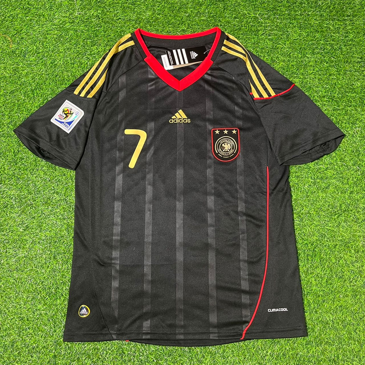 Bastian Schweinsteiger - Germany Deutschland 2010 World Cup Black Jersey – Front View