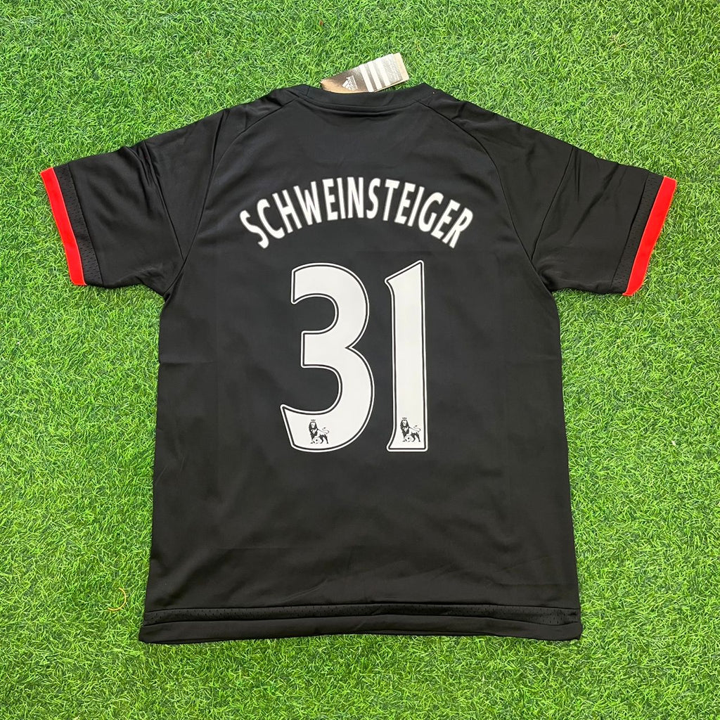 Bastian Schweinsteiger Manchester United 2015/16 Red Football Jersey – Back View