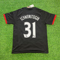Bastian Schweinsteiger Manchester United 2015/16 Red Football Jersey – Back View