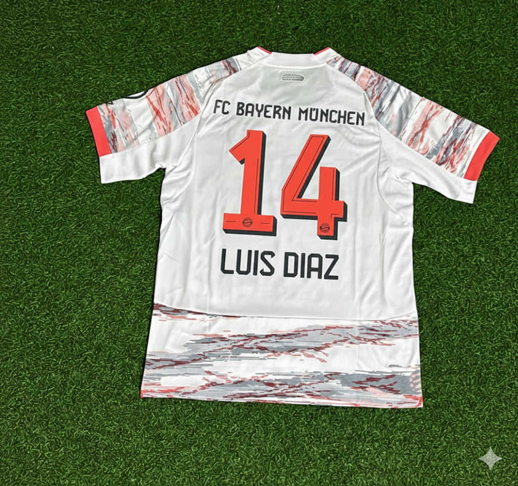 Bayern München Away New season – Luis Diaz – Back View