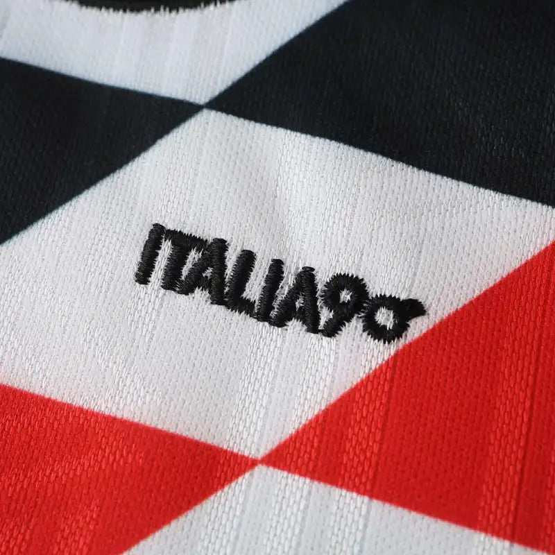 1990 Germany World Cup Andreas Brehme Deutschland Retro Football Jersey - Deutschland Retro- WM 1990 – Detailed View