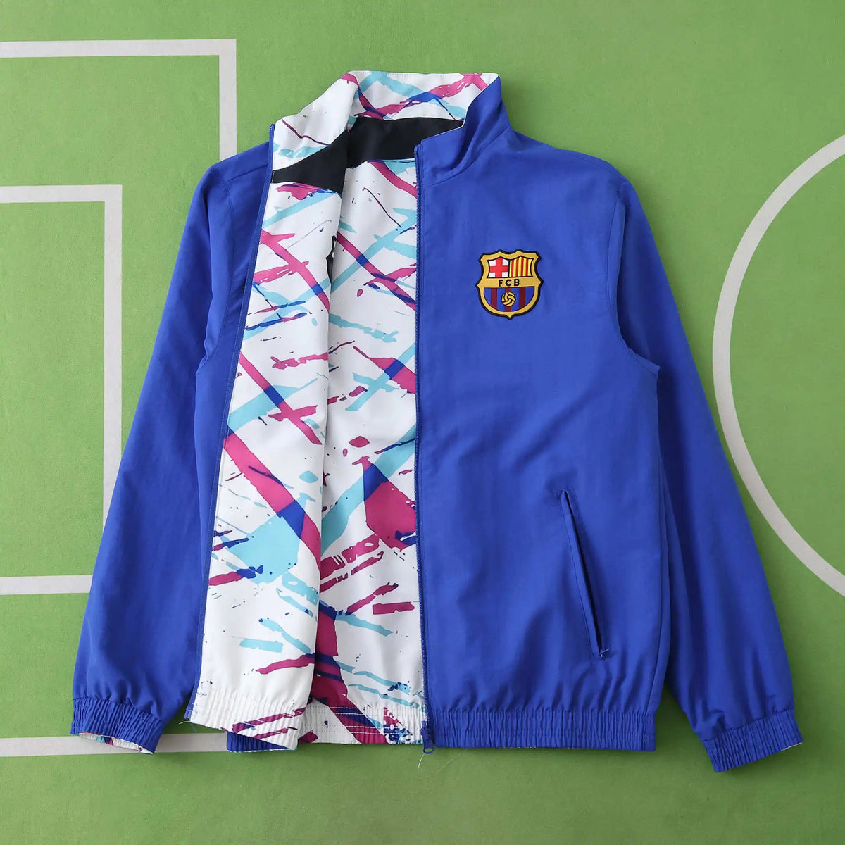 Barcelona 2025-26 Both Sides New Season Windbreaker Windjacke – Back View