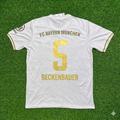 Franz Beckenbauer #5 FC Bayern München 125 Years Anniversary Special-Edition White Jersey – Back View
