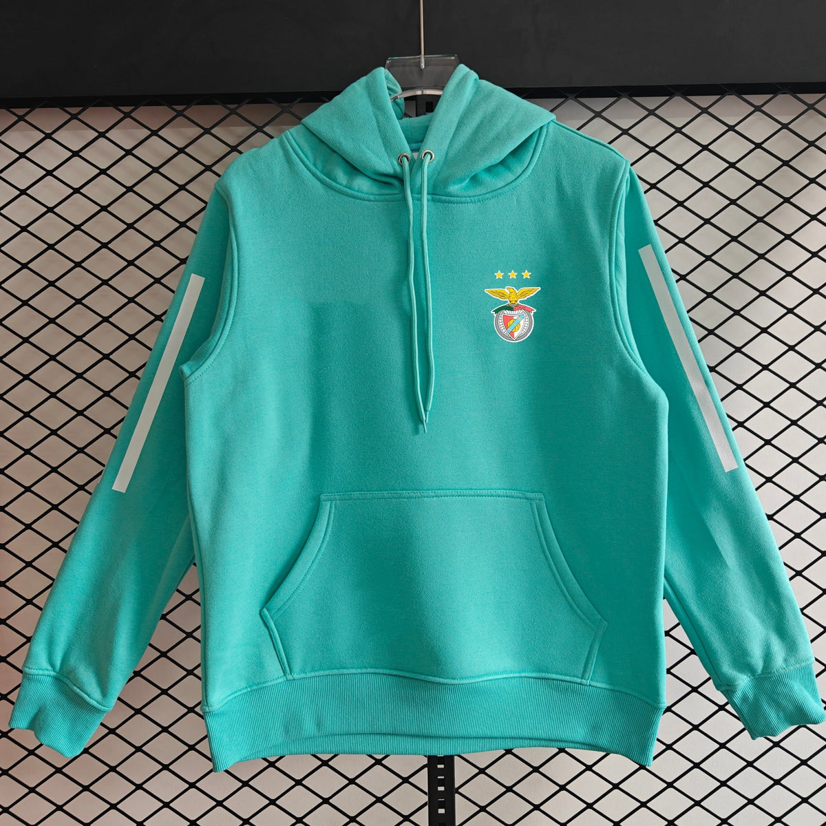 Benfica - Hoodie Winter Fleece- Football Kapuzenpullover Special Edition – Front View
