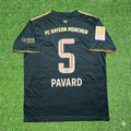 Bayern Munich 2021 2022 Oktoberfest Special Edition Jersey – Benjamin Pavard #5 – Back View