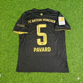 2021/22 Benjamin Pavard Bayern Munich Away Football Jersey – Back View