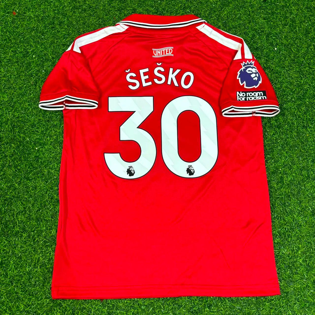 Manchester United New Season 2027 Jersey – Benjamin Šeško – Back View
