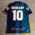 Dennis Bergkamp Arsenal Retro 1998 Season Retro Jersey – Back View