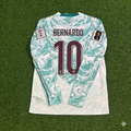 Bernardo Silva #10 Portugal 2026 World Cup Away Long Sleeve Football Jersey – Back View