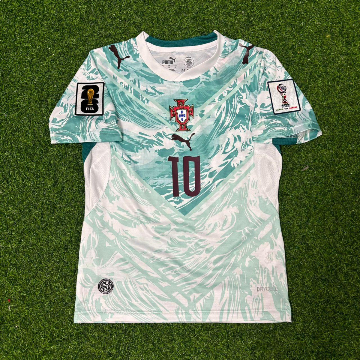 Bernardo Silva Portugal 2026 World Cup White Away Football Jersey – Front View