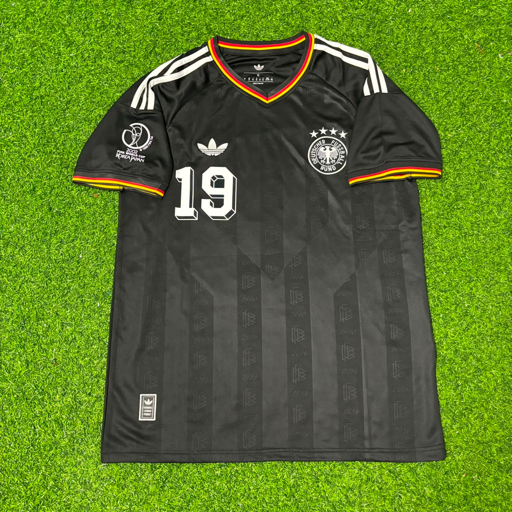2002 Germany World Cup Bernd Schneider Black Special Retro Football Jersey – Front View