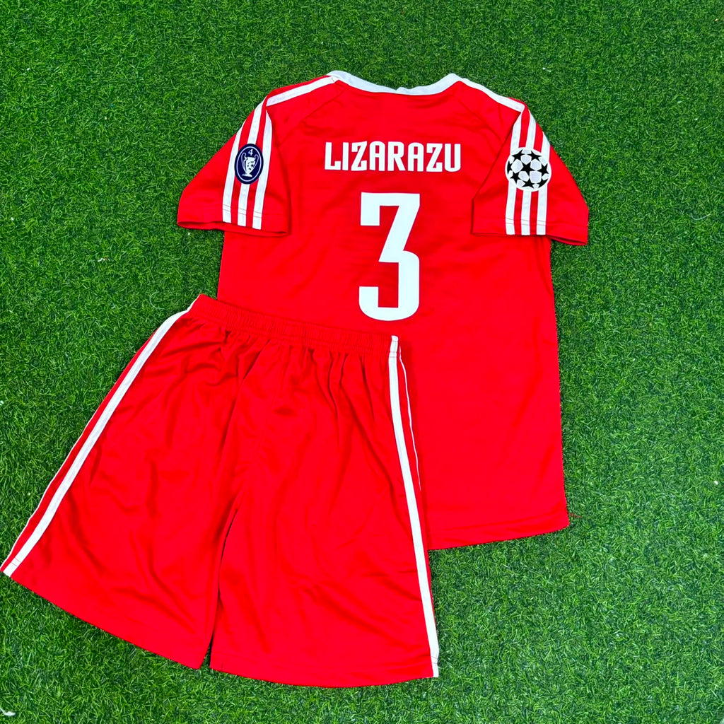 Bixente Lizarazu FC Bayern Munich 2000-2001 Kids Retro Jersey | Kit | – Back View