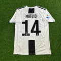 Blaise Matuidi #14 Juventus 2018 2019 Retro Jersey – Back View