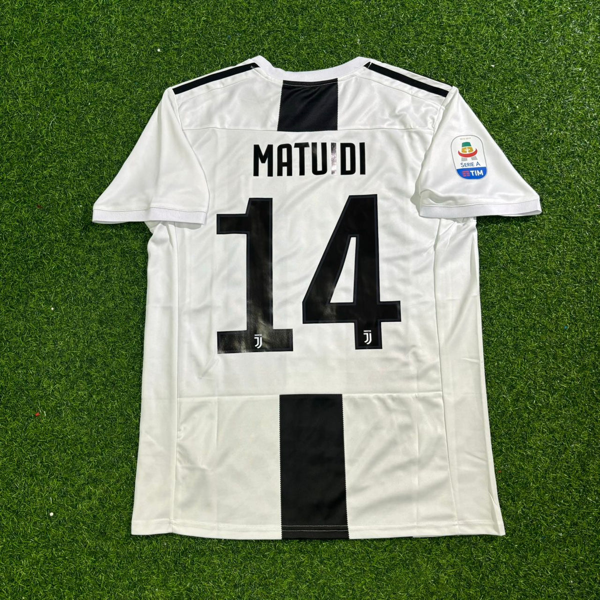 Blaise Matuidi #14 Juventus 2018 2019 Retro Jersey – Back View