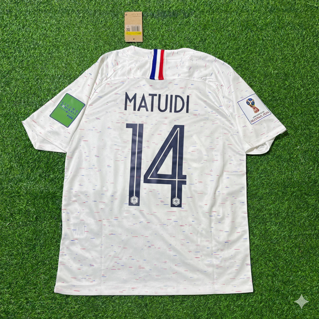 France 2018 World Cup Kit Jersey – Blaise Matuidi 14- – Back View