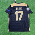 Ajax 2018–2019 Champions League Black Retro Football Jersey – Daley Blind – Back View