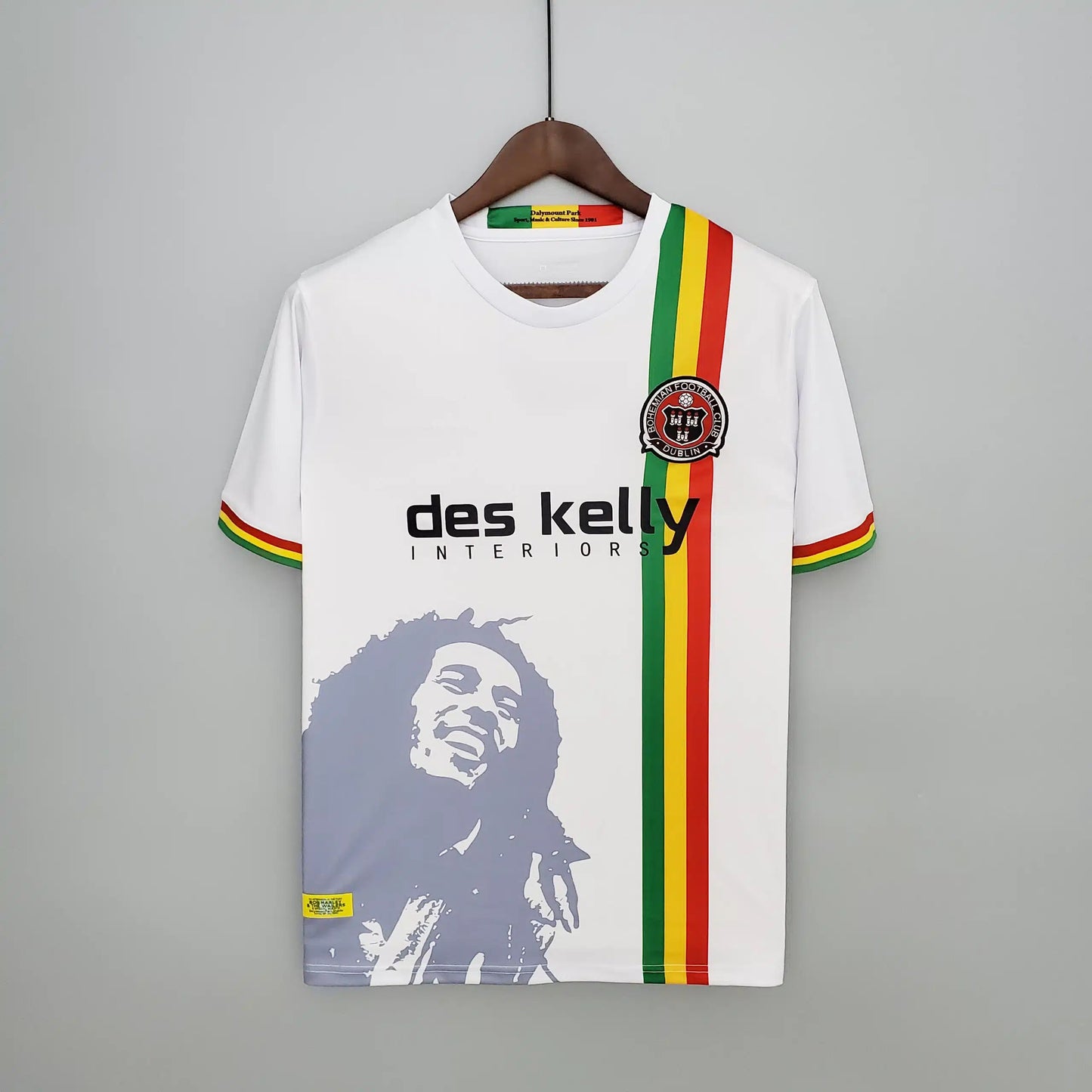 AFC Bob Marley The Wailers Dublin Dalymount Park Special Commemorative Tshirt Jersey