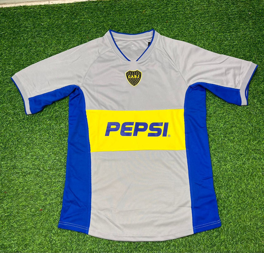 2002 Boca Juniors Away Retro Football Jersey – Back View